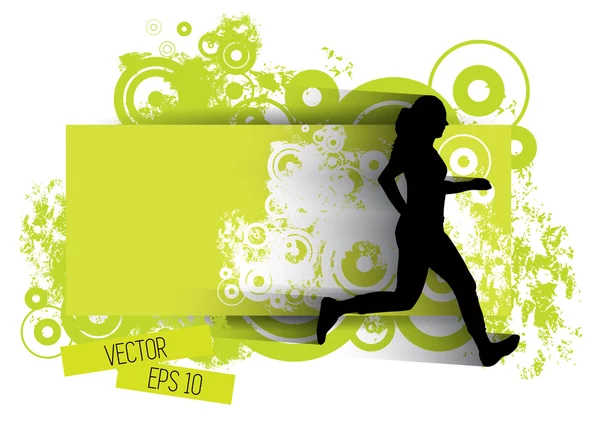 Running — Stock Vector