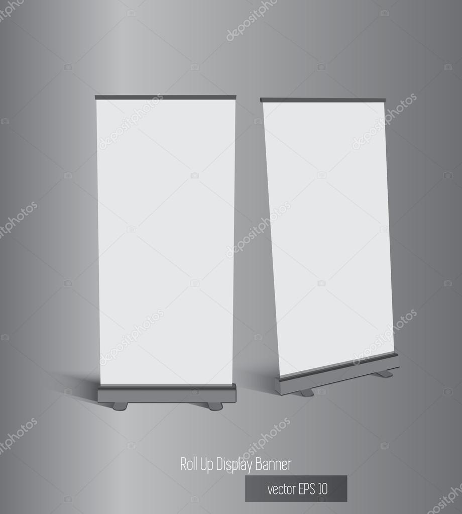 Roll up banner display