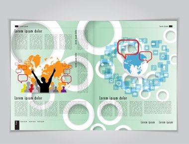 dergi için tasarım düzen