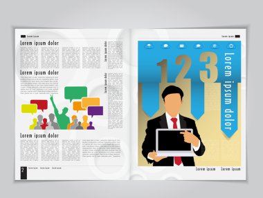 iş broşür şablonu