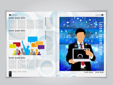 iş broşür şablonu