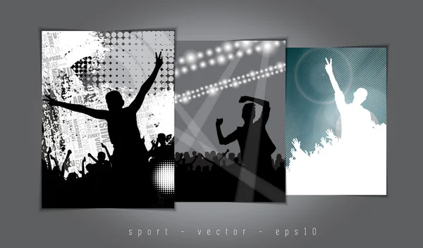 Fondos de eventos musicales — Vector de stock