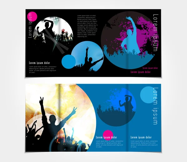 Party-Tanz-Plakat-Design — Stockvektor