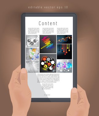 iş tasarım düzen sunu veya e-kitap için