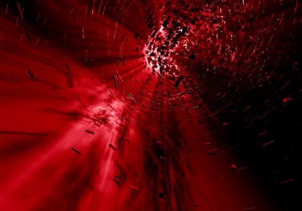 Красный фон взрыва — стоковое фото