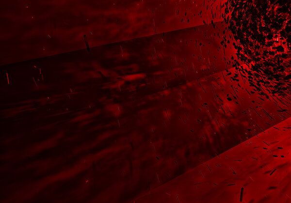 Red explosion background