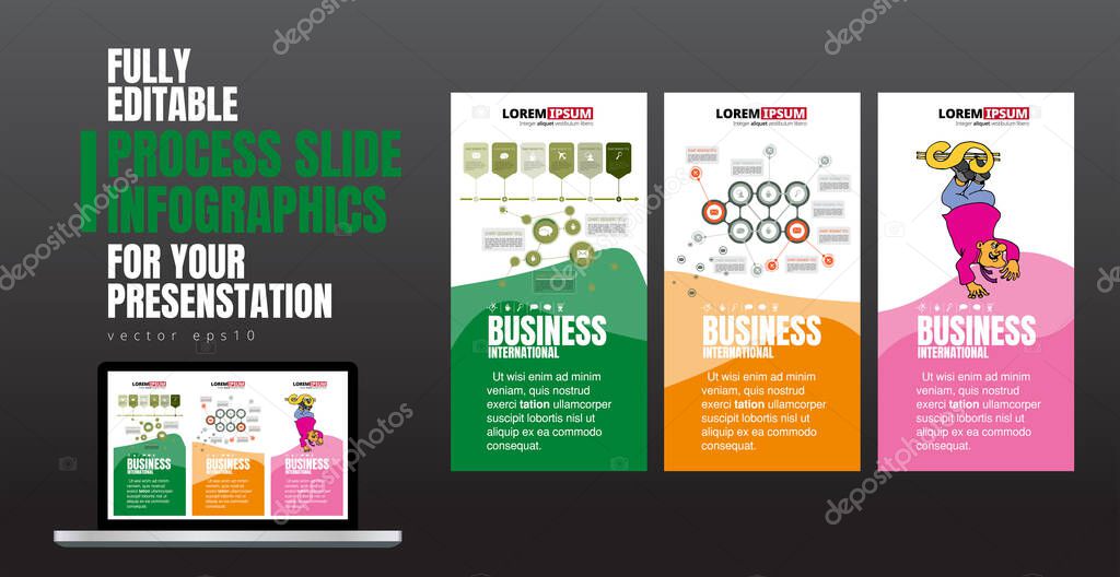 Business concept for internet banners, social media banners or presentation, vector illustration