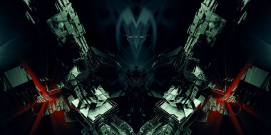 soyut teknoloji kavramı arka plan 3D render