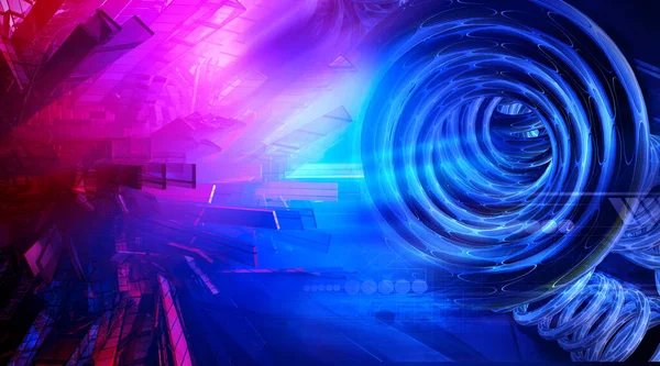 soyut teknoloji kavramı arka plan 3D render