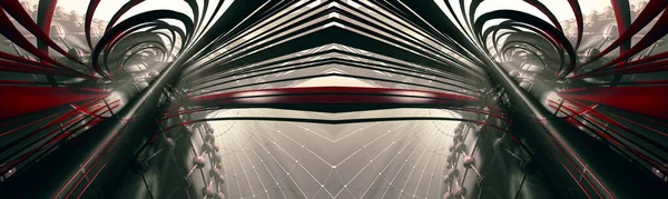 Иллюстрация Абстрактной Технологии Цифровая Высокотехнологичная Концепция Готова Баннерного Фона — стоковое фото