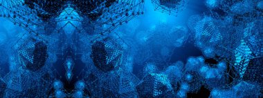 soyut teknoloji kavramı arka plan 3D render