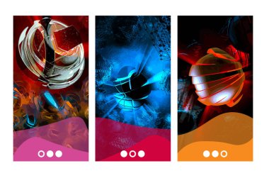 Gelecekçi teknoloji tarzı. Zarif teknoloji arkaplan pankartları veya sunumlar, vektör