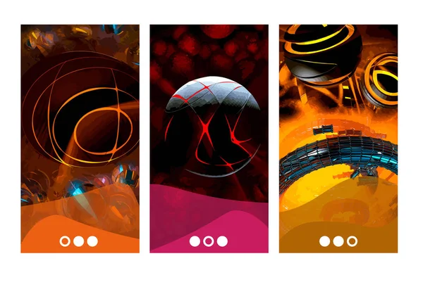 Estilo Tecnología Futurista Elegantes Banners Fondo Tecnología Presentaciones Vector — Archivo Imágenes Vectoriales