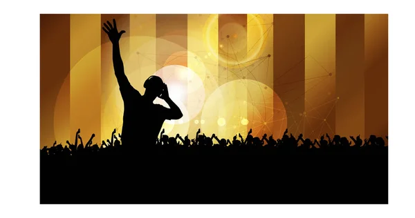 Nightlife Music Festival Concept Illustration Illustration Ready Banner Poster — Stock Vector