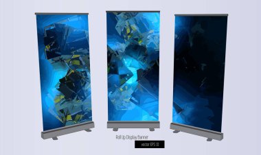 Profesyonel işletmeler pankart dizayn eder. Düzenlemesi kolay vektör