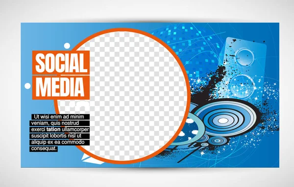 Moderner Unternehmensrahmen Kreatives Social Media Layout Bereit Für Den Einsatz — Stockvektor