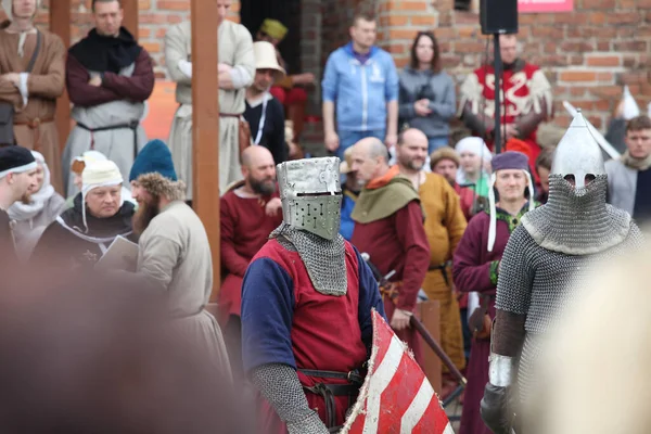 Czersk Poland June 2022 Historical Picnic Swedes Castle Horse Show — Φωτογραφία Αρχείου