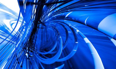 Gelecekçi teknoloji tarzı. Teknoloji sunumları için mükemmel bir geçmiş. 3d illüstrasyon