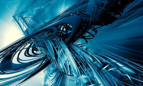 Futurystyczny Styl Technologii Eleganckie Niebieskie Tło Dla Prezentacji Biznesowych Technologii — Zdjęcie stockowe