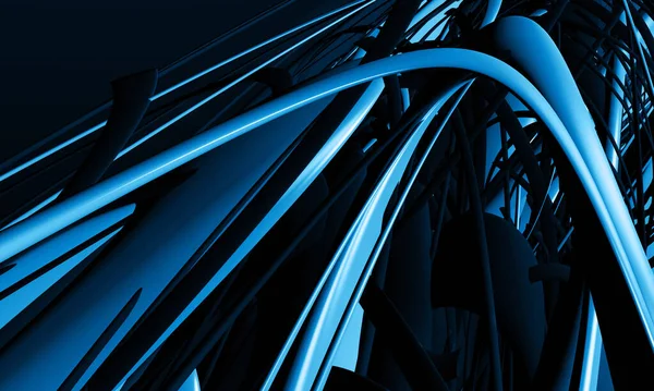 Futuristic Technology Style Elegant Blue Background Business Tech Presentations Illustartion — Stock fotografie
