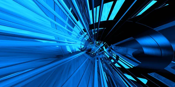 Futuristische Technologie Stijl Elegante Blauwe Achtergrond Voor Business Tech Presentaties — Stockfoto