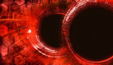 Gelecekçi teknoloji tarzı. Teknoloji sunumları için mükemmel bir geçmiş. 3d illüstrasyon