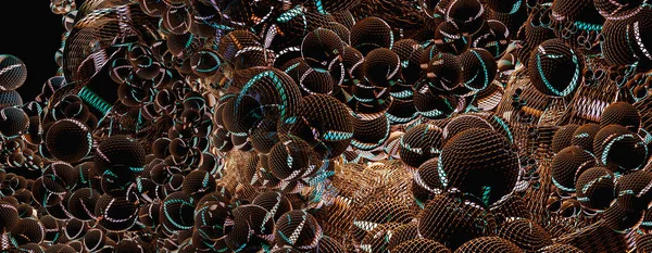 Gelecekçi teknoloji tarzı. Teknoloji sunumları için mükemmel bir geçmiş. 3d illüstrasyon