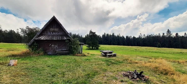 Berglandschaft Mit Wald Polen Europa — Stockfoto