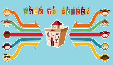 geri okul çocukları ağa