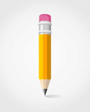 Back to School yellow pencil clipart
