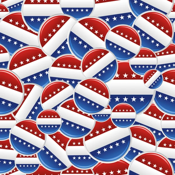 Votez USA pins pattern — Image vectorielle