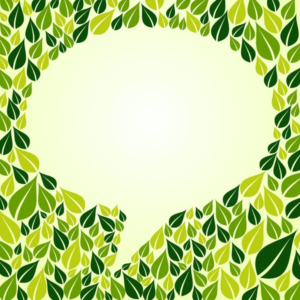 Go Green campagna di social marketing — Vettoriale Stock