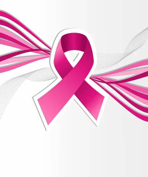 Sensibilisation mondiale au cancer du sein — Image vectorielle