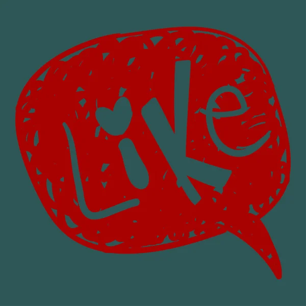 Gibi Word'deki konuşma balonu — Stok Vektör