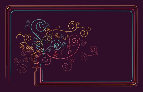 Fondo abstracto del árbol — Vector de stock