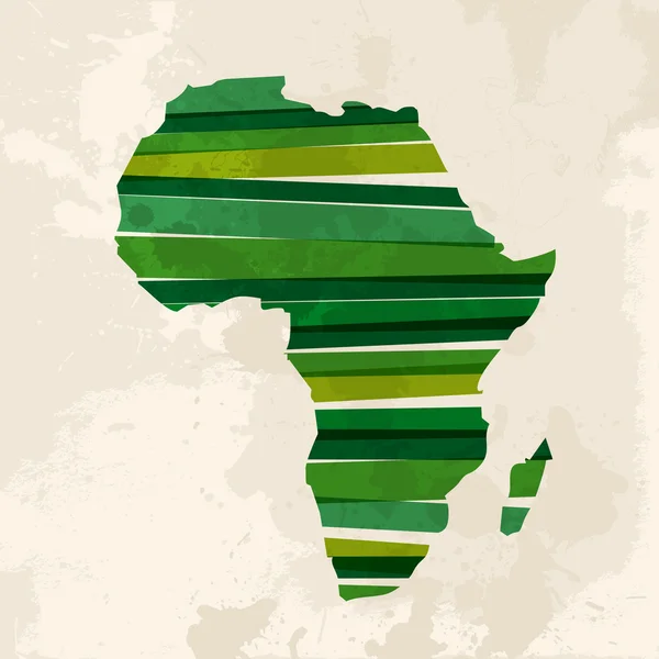 Vintage multicolor Africa — Stock Vector