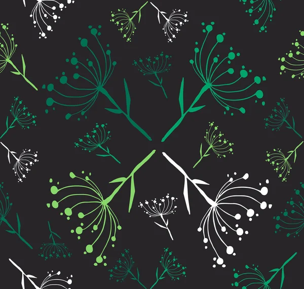 タンポポの花のパターン — ストックベクタ