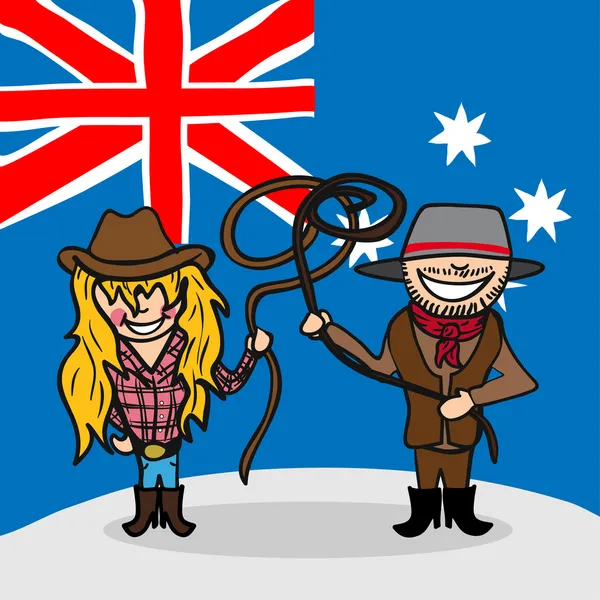 Willkommen in Australien — Stockvektor