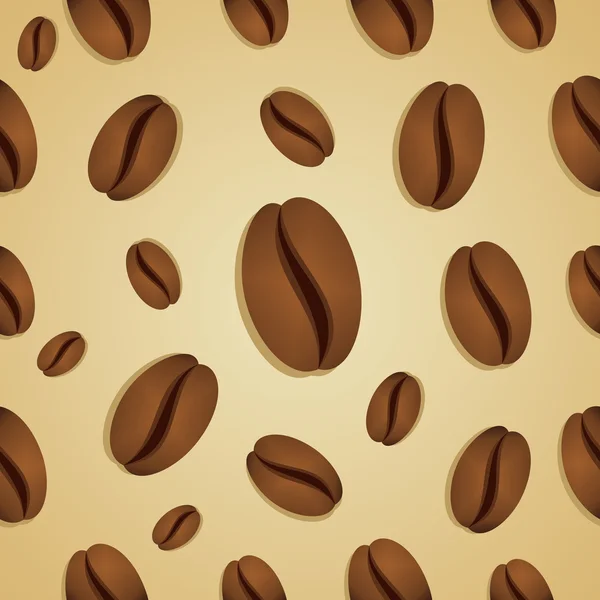 Modèle de grains de café — Image vectorielle