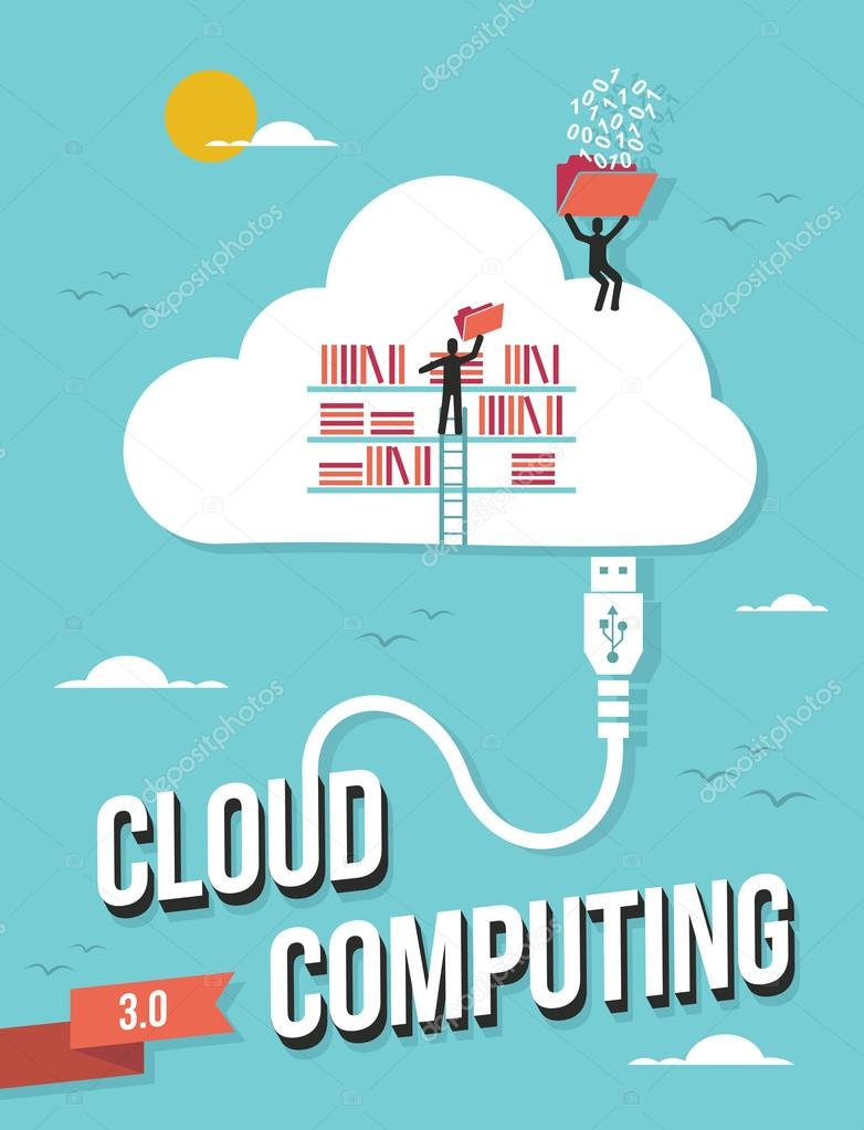 Cloud computing concept