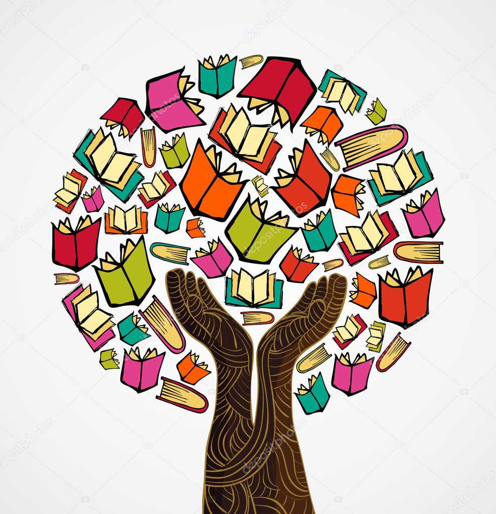 Concept design books tree