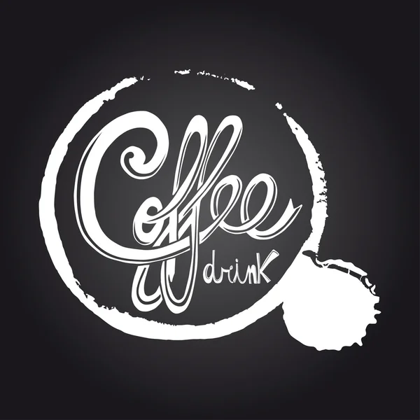 Illustration de tableau de café — Image vectorielle