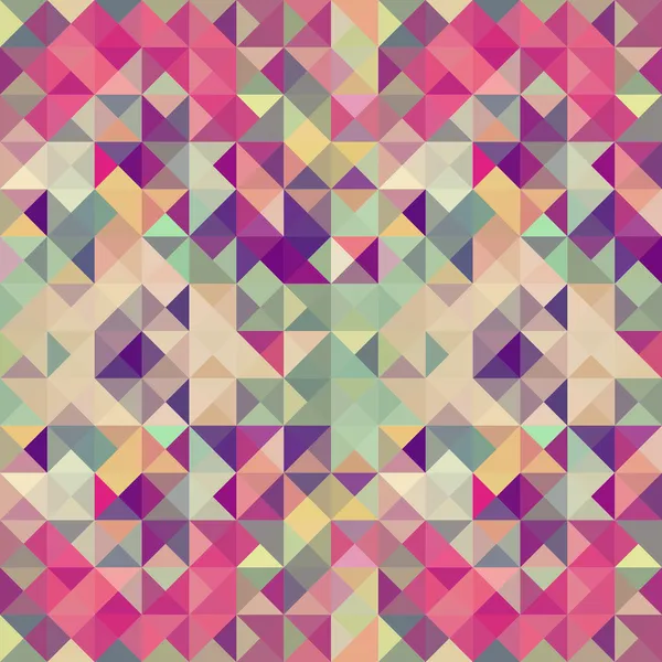 Vintage hipsters geometric pattern. — Stock Vector