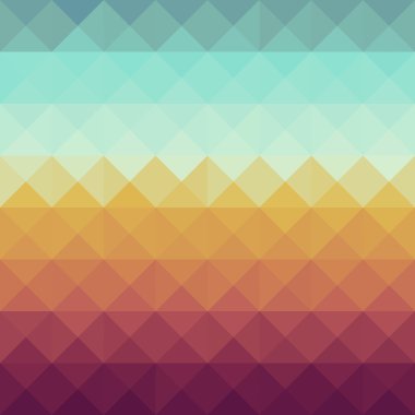 Vintage hipsters geometrik desen.