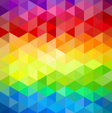 Colorfull vintage abstract geometric pattern. clipart