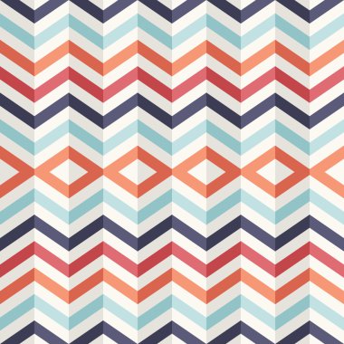 ongebruikelijke vintage 3d effect abstracte geometrische patroon.