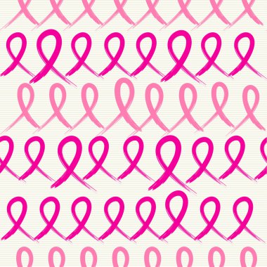 Meme Kanseri Bilinçlendirme pembe kurdeleler seamless modeli eps10 dosya