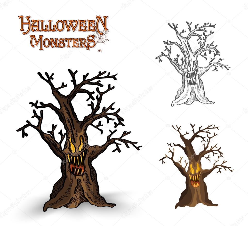 Halloween Tree Sketches