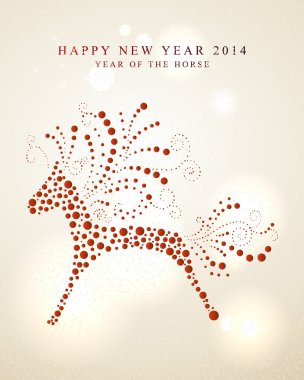 at Çince yeni yıl 2014 süsleme