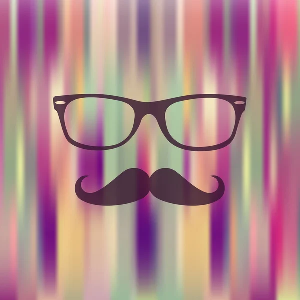 Colorful Hipster blurred background — Stock Vector